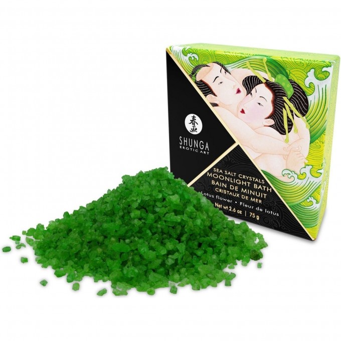 Ароматическая соль для ванны мини-версия SHUNGA MOONLIGHT BATH LOTUS FLOWER (ЦВЕТКИ ЛОТОСА) 6617 SG Ароматическая соль для ванны мини-версия SHUNGA MOONLIGHT BATH LOTUS FLOWER (ЦВЕТКИ ЛОТОСА) 6617 SG
